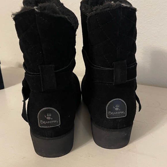🐾Black Bearpaw Suede Wool Lined Boots - Picture 3 of 8